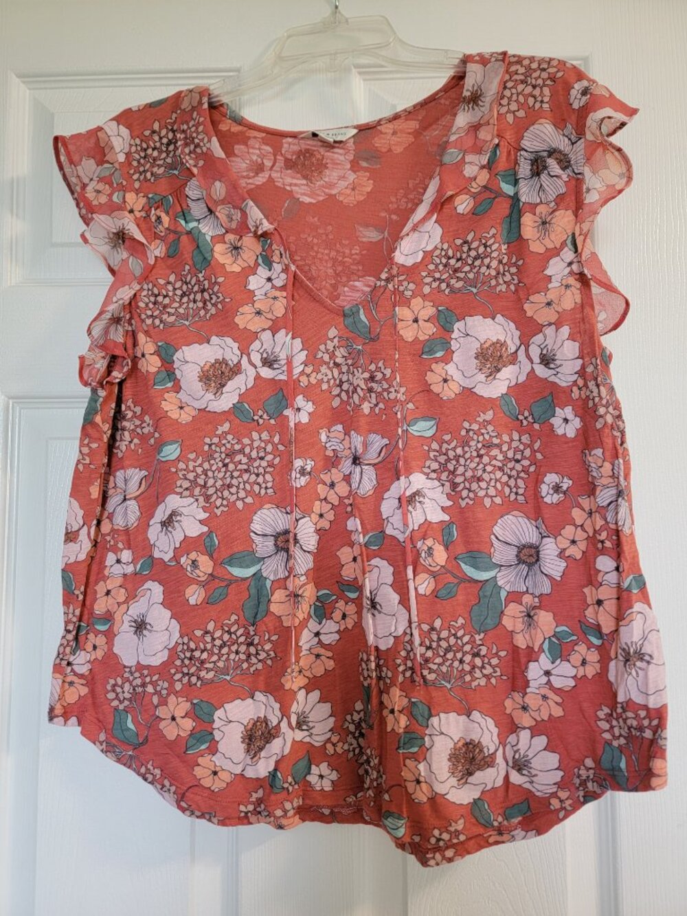 Lucky Brand Butterfly Sleeveless Blouse
